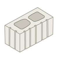 five-score concrete masonry unit