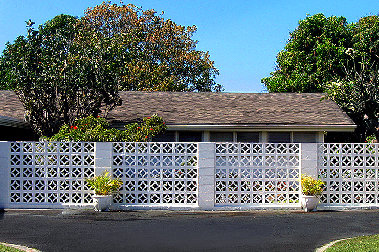 screen block wall